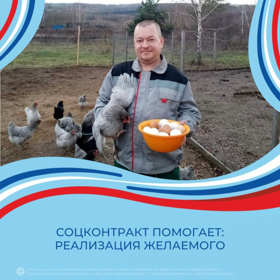 Соцконтракт помогает: реализация желаемого Соцконтракт помогает: реализация желаемого