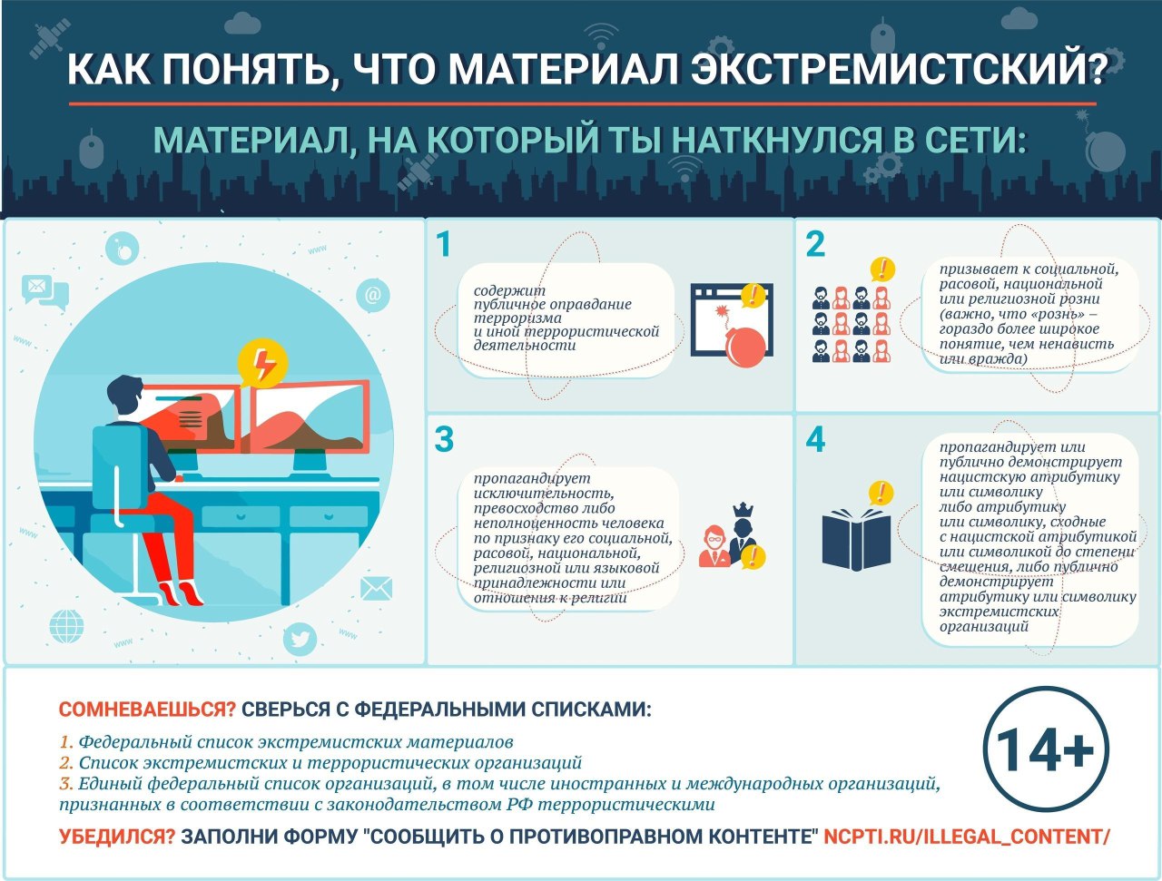Как понять, что материал, на который вы наткнулись в Интернете - экстремистский?