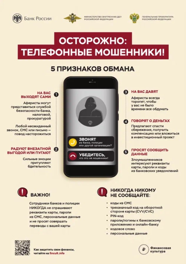 Телефонные мошенники: 5 признаков обмана