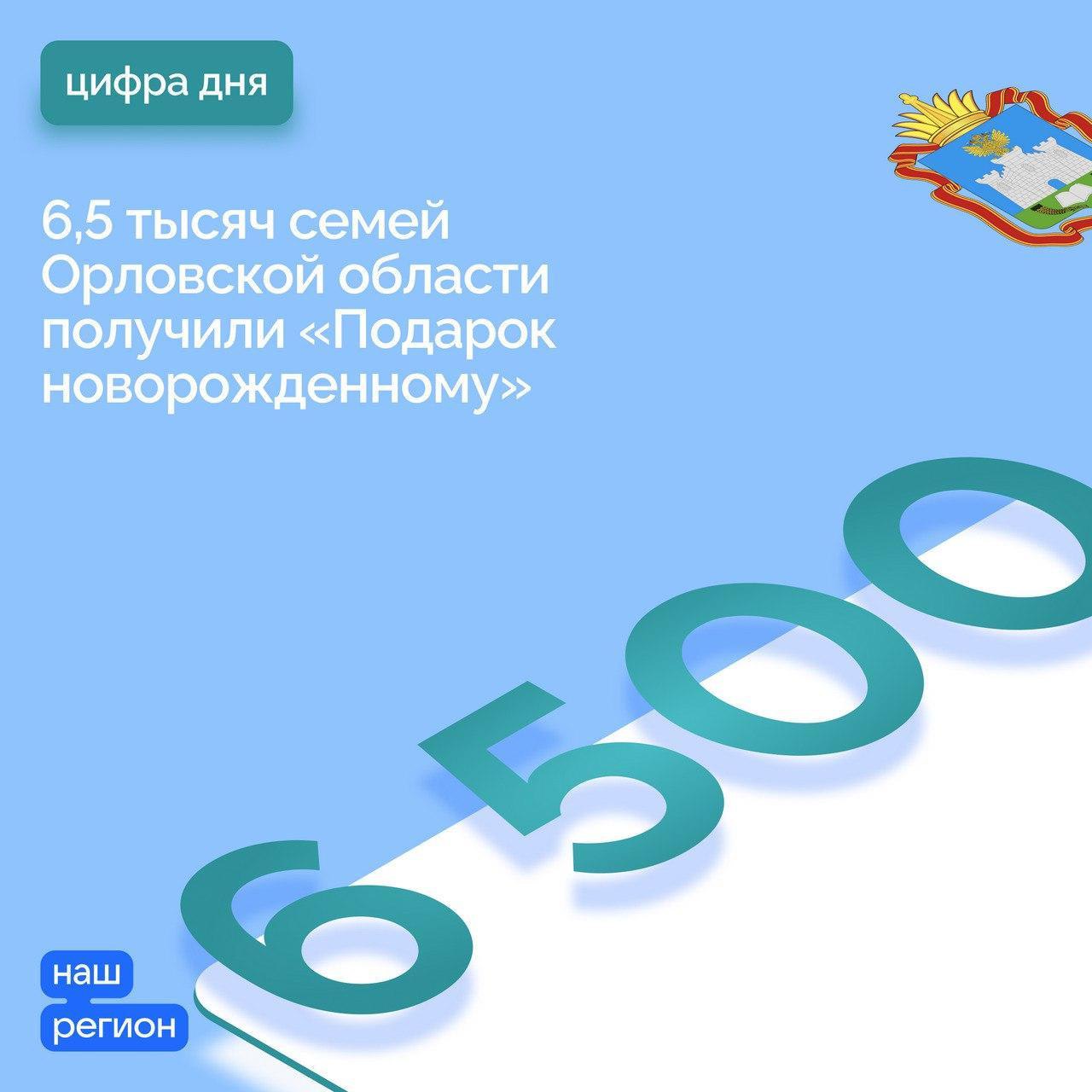 Орловские семьи активно пользуются такой мерой поддержки, как «Подарок новорожденному» Орловские семьи активно пользуются такой мерой поддержки, как «Подарок новорожденному»