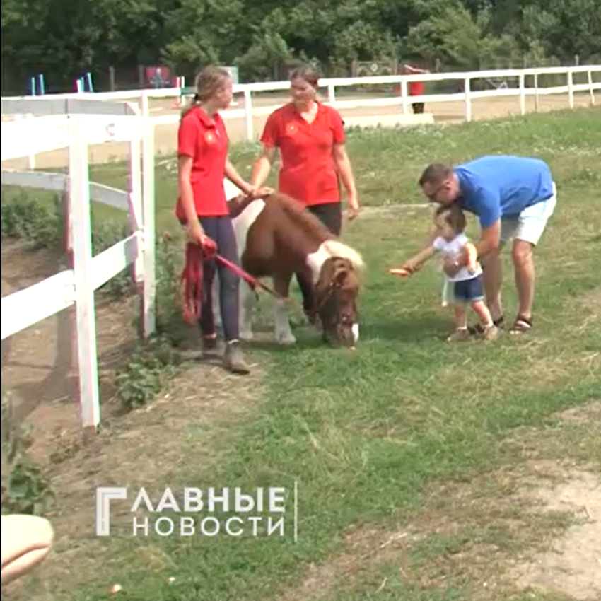 В конный двор "Вязки" накануне приезжали гости - проживающие Богдановского дома-интерната