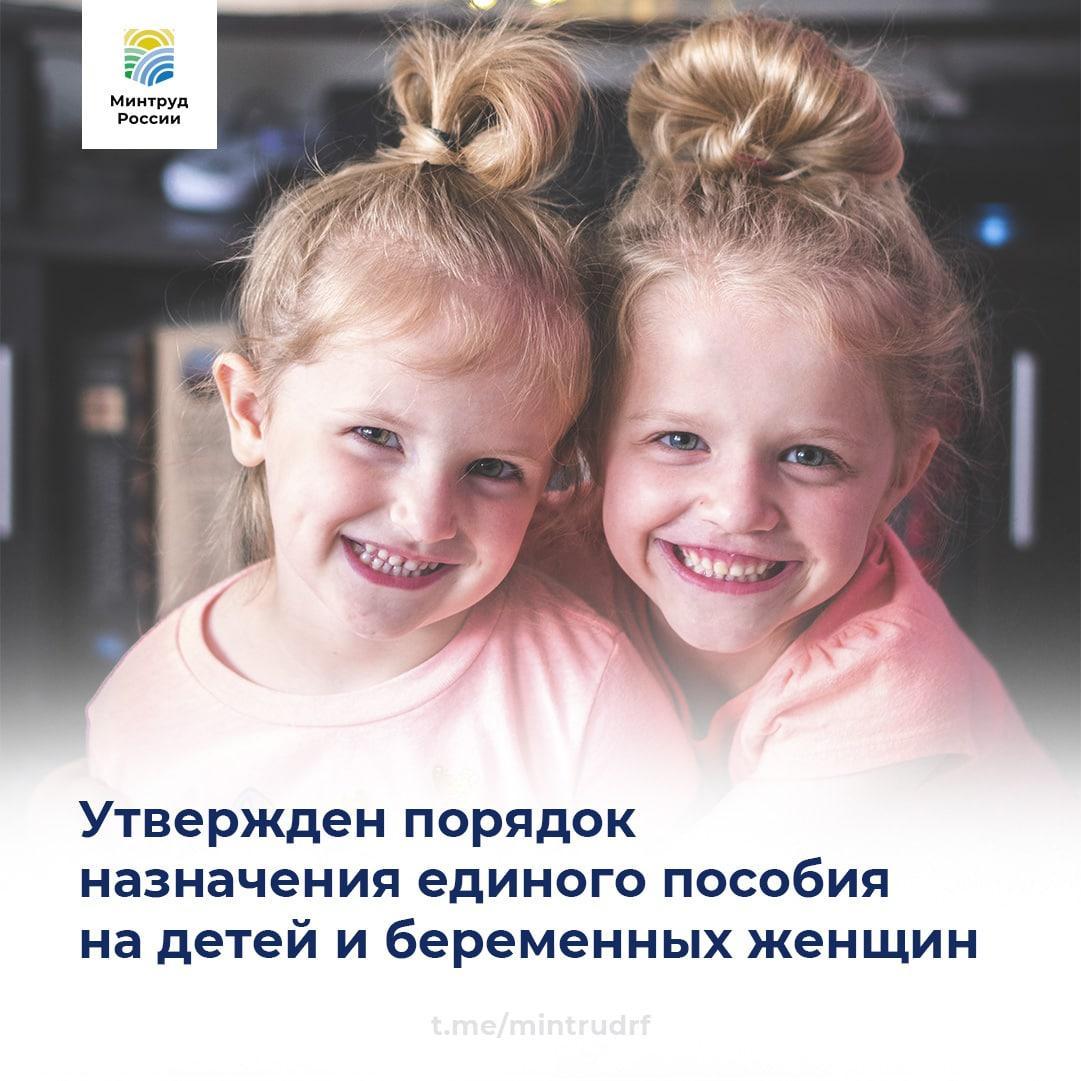Утвержден порядок назначения единого пособия на детей и беременных женщин Утвержден порядок назначения единого пособия на детей и беременных женщин